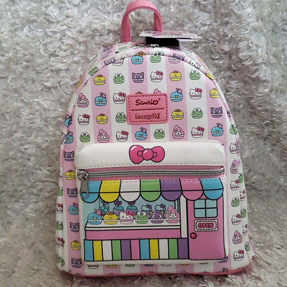 NWT Loungefly Hello Kitty macaroon mini backpack main image 8